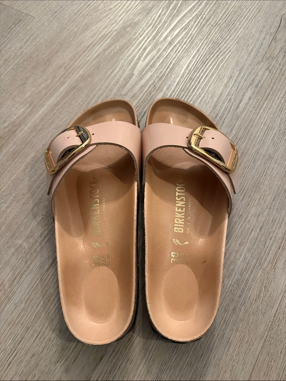 Birkenstock Madrid Big Buckle High Shine Sandals - Picture 9 of 9